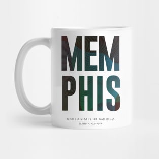 Memphis City typography Mug